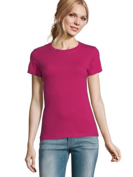T-Shirts à personnaliser SOL'S Imperial Women FUCHSIA