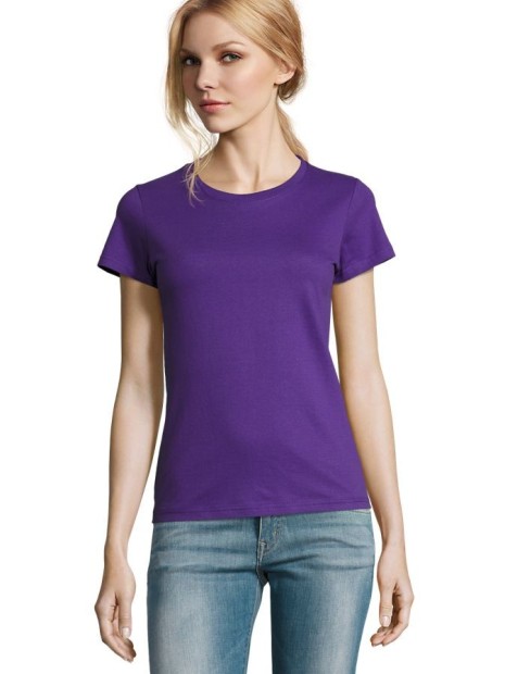 T-Shirts à personnaliser SOL'S Imperial Women violet foncé