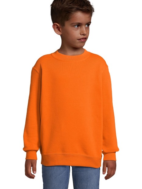 Sweat-shirts à personnaliser SOL'S New Supreme Kids orange