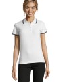 Polos à personnaliser SOL'S Practice Women blanc/bleu marine