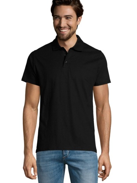 Polos à personnaliser SOL'S Prescott Men noir profond