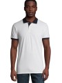 Polos à personnaliser SOL'S Prince blanc/french marine
