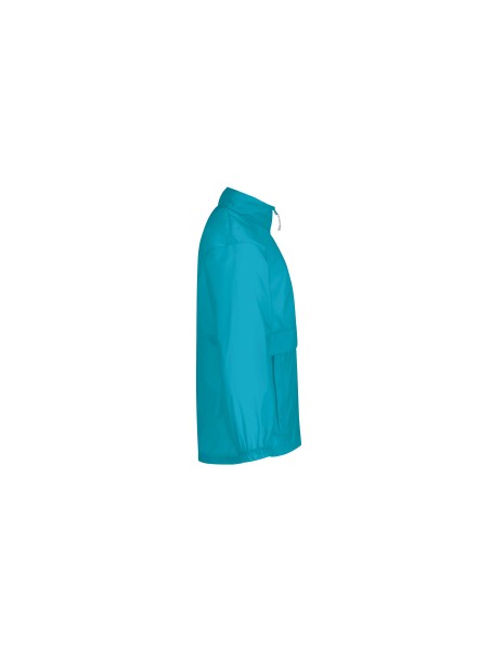 B&C Coupe-vent enfant Sirocco bleu atoll personnalisable