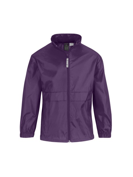B&C Coupe-vent enfant Sirocco mauve personnalisable