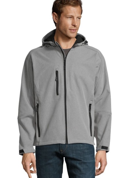 Softshells à personnaliser SOL'S Replay Men gris chiné