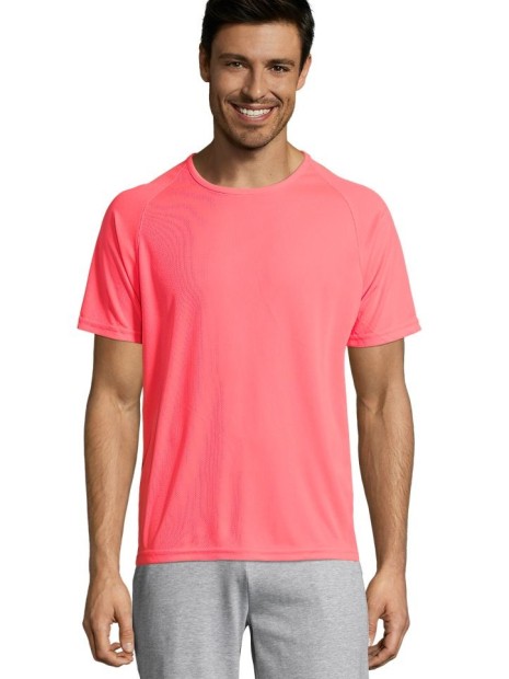 T-Shirts à personnaliser SOL'S Sporty FLUORESCENT CORAL