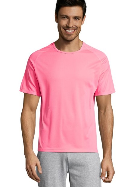 T-Shirts à personnaliser SOL'S Sporty rose neon