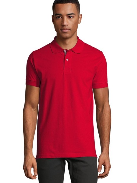 Polos à personnaliser SOL'S Portland Men rouge