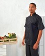 Veste personnalisable PREMIER Veste de cuisine manches courtes à boutons pression