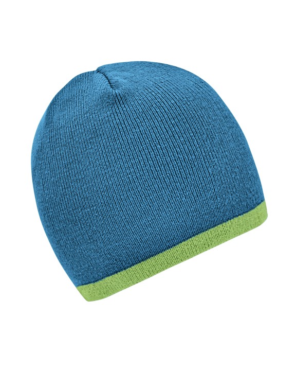 MYRTLE BEACH Beanie with contrasting border Mütze, Schal & Handschuh personalisierbar