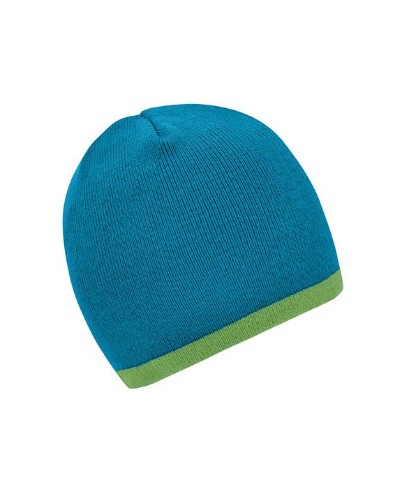 MYRTLE BEACH Beanie with contrasting border Mütze, Schal & Handschuh personalisierbar