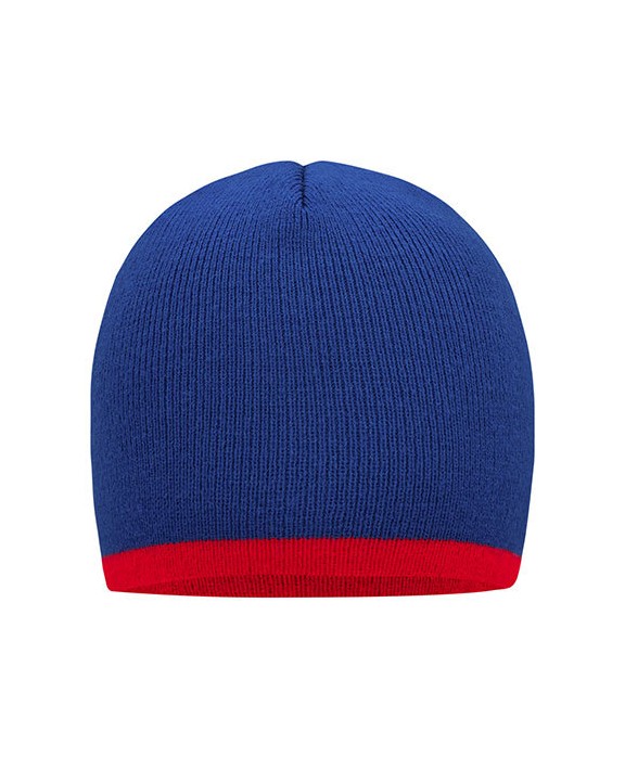 Bonnet, Écharpe & Gant personnalisable MYRTLE BEACH Beanie with contrasting border