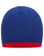 MYRTLE BEACH Beanie with contrasting border Mütze, Schal & Handschuh personalisierbar