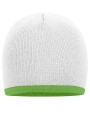MYRTLE BEACH Beanie with contrasting border Mütze, Schal & Handschuh personalisierbar