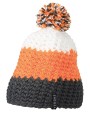 Bonnet, Écharpe & Gant personnalisable MYRTLE BEACH crocheted cap with pompon