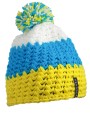Bonnet, Écharpe & Gant personnalisable MYRTLE BEACH crocheted cap with pompon