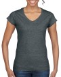 T-shirt personnalisable GILDAN T-shirt femme col v Softstyle