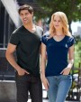 T-shirt GILDAN Softstyle® Fitted Ladies' V-neck T-shirt voor bedrukking &amp; borduring