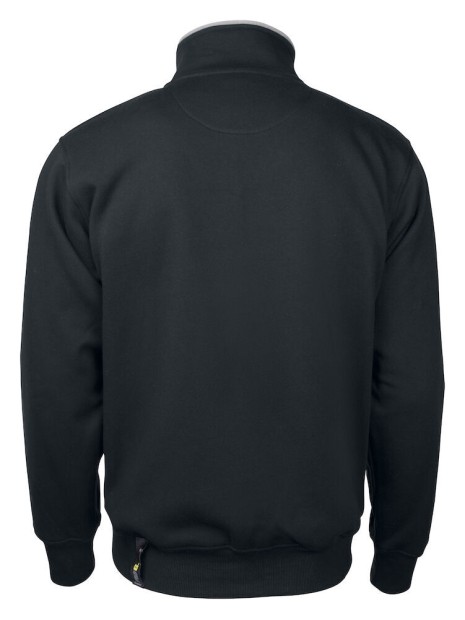PROJOB 2121 SWEATSHIRT FULL ZIP noir personnalisable