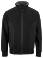 PROJOB 2121 SWEATSHIRT FULL ZIP noir/noir personnalisable