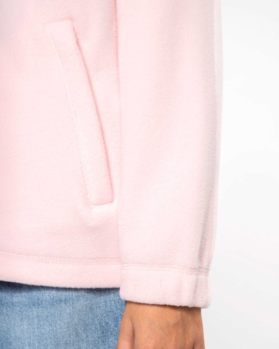 Polar Fleece KARIBAN Microfleece met rits kind voor bedrukking &amp; borduring