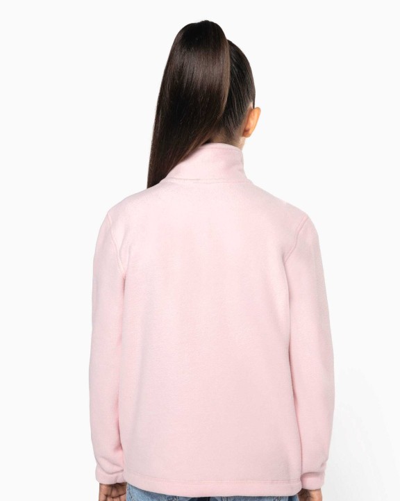 Polar Fleece KARIBAN Microfleece met rits kind voor bedrukking &amp; borduring