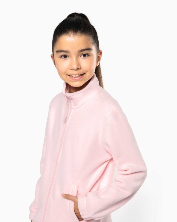 Laine polaire personnalisable KARIBAN Veste micropolaire zippée enfant