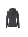 FOL LADIES CLASSIC HOODED SWEAT heather grey fonce personnalisable