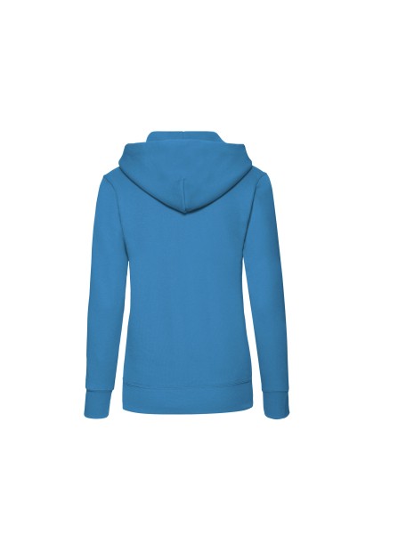 FOL LADIES CLASSIC HOODED SWEAT bleu azur personnalisable