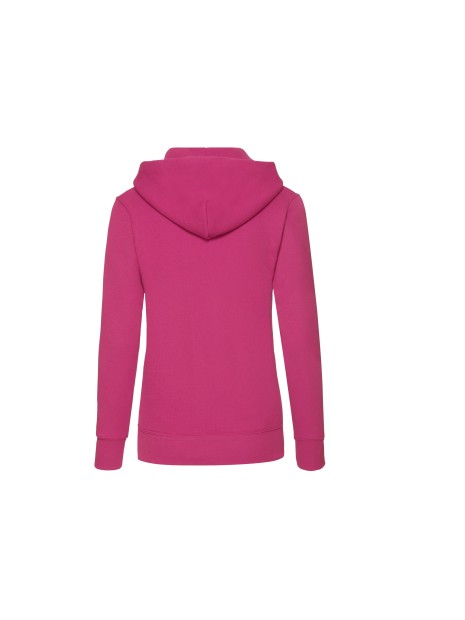 FOL LADIES CLASSIC HOODED SWEAT FUCHSIA personnalisable