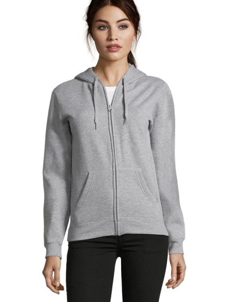 Sweat-shirts à personnaliser SOL'S Seven Women gris chiné