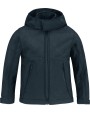 Softshell personnalisable B&C Veste softshell capuche enfant