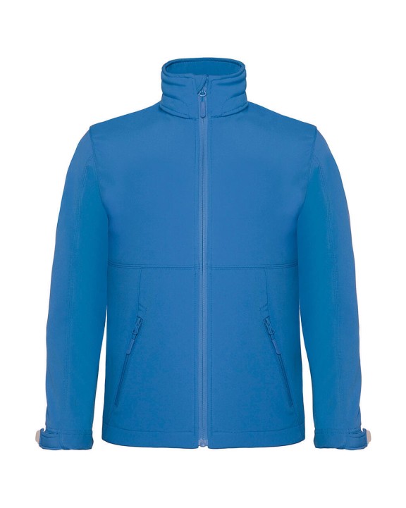 B&C Kinder Softshell-Kapuzenjacke Softshell personalisierbar