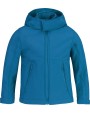 B&C Kinder Softshell-Kapuzenjacke Softshell personalisierbar