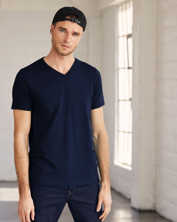 BELLA-CANVAS Unisex V-Neck Jersey Tee T-Shirt personalisierbar
