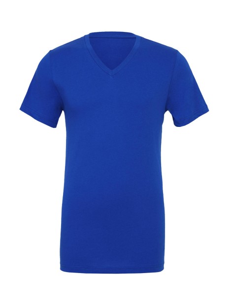 BELLA-CANVAS UNISEX V-NECK JERSEY TEE true royal personnalisable