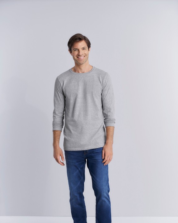 T-shirt personnalisable GILDAN T-shirt homme manches longues Softstyle