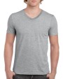 T-shirt GILDAN Softstyle Euro Fit Adult V-neck T-shirt voor bedrukking &amp; borduring