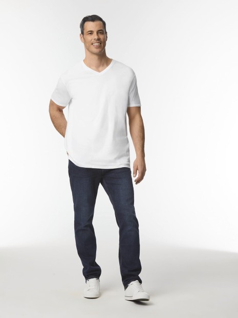 T-Shirts à personnaliser GILDAN T-shirt homme col v Softstyle 