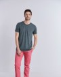 T-shirt GILDAN Softstyle Euro Fit Adult V-neck T-shirt voor bedrukking &amp; borduring